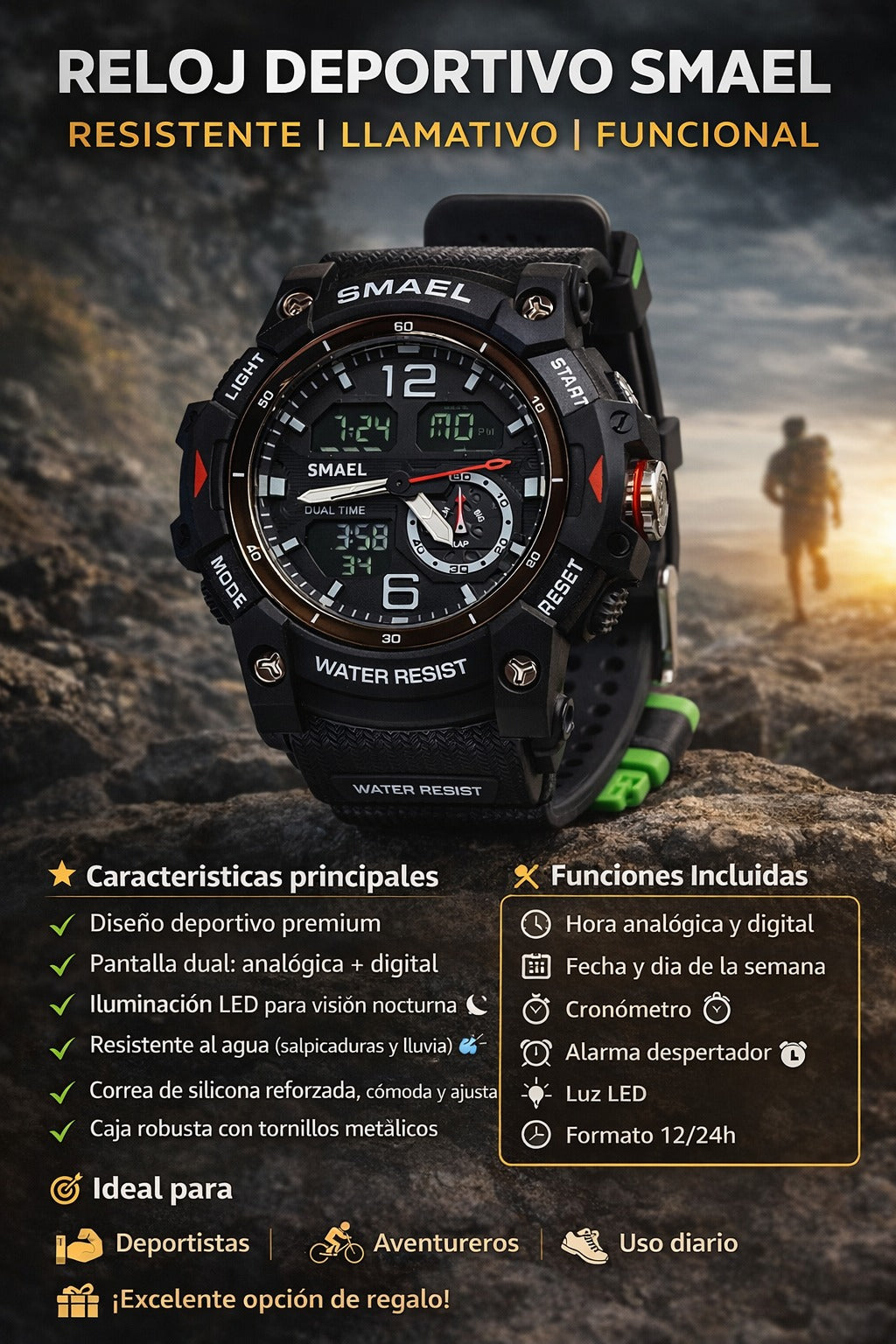 Reloj Deportivo Smael