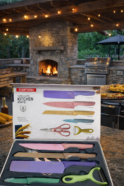 SET DE CUCHILLOS X 6