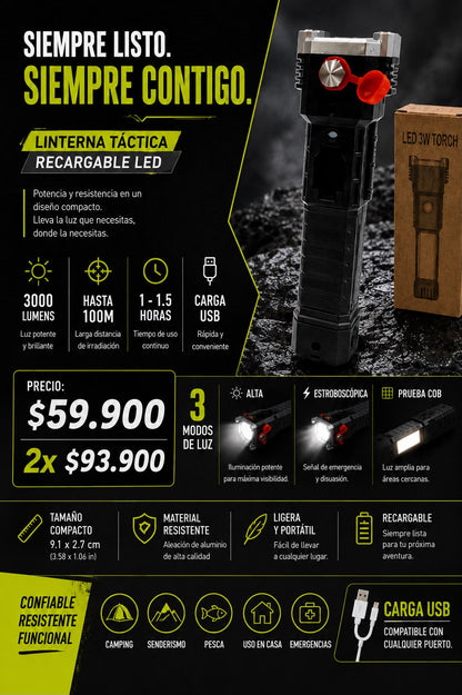 LINTERNA LED