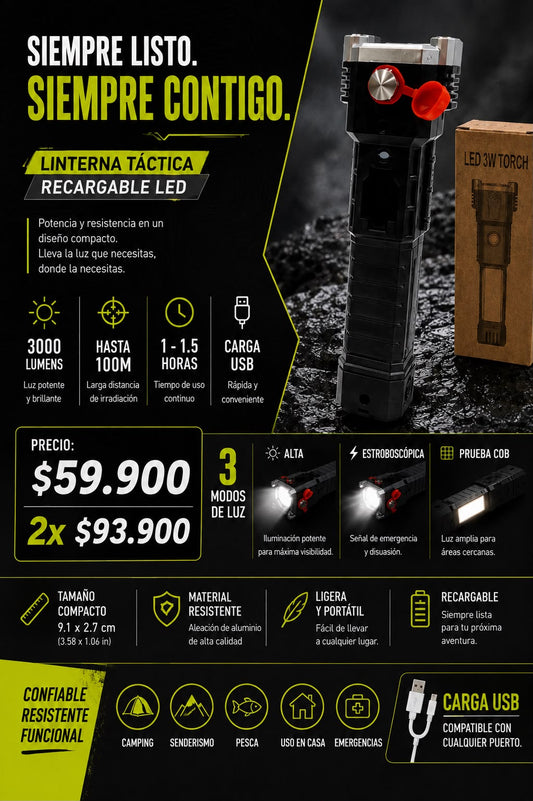 LINTERNA LED