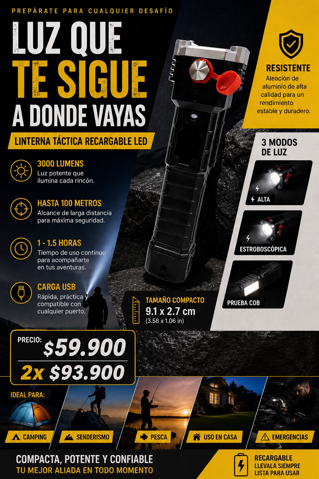 LINTERNA LED